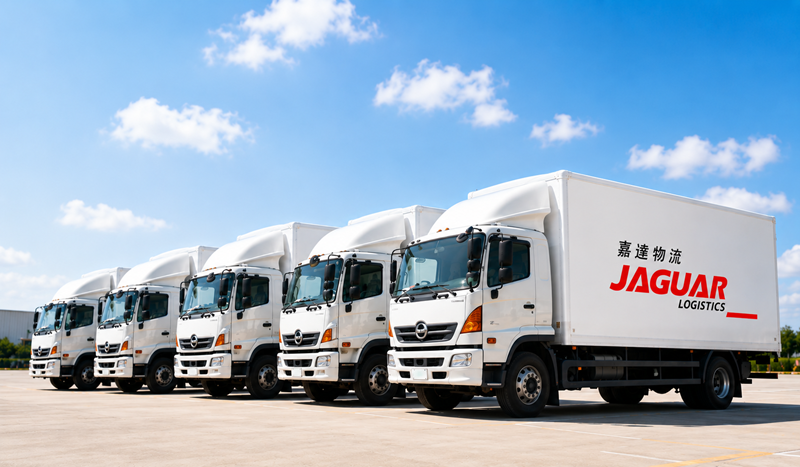 Jaguar Hong Kong logistics trucks