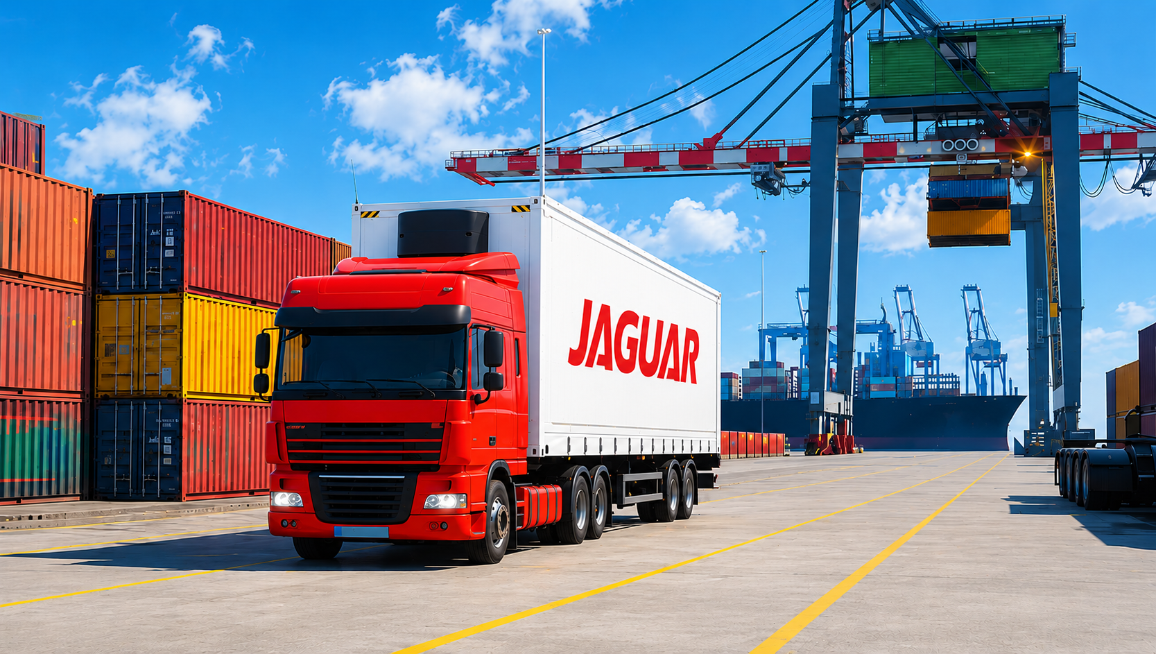 Jaguar seafreight container operation