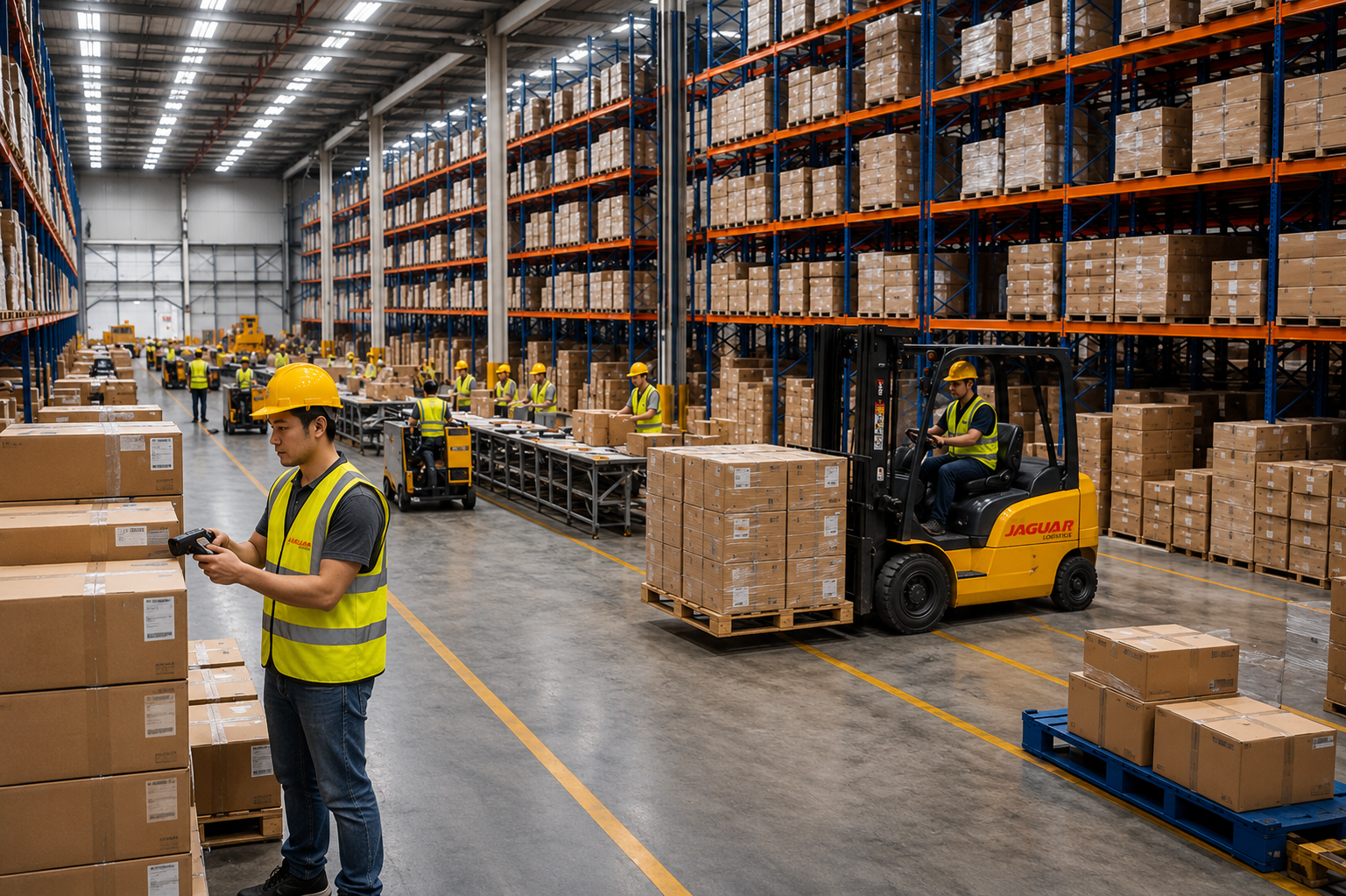 Jaguar warehouse operation